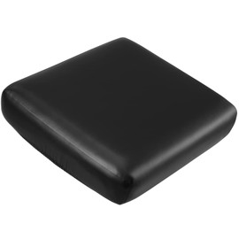 Fuloon Faux Leather Couch Cushion Slipcover, Waterproof Stretch Covers for Sofa, RV Chair Seat Cover, Individual Loveseat Couch Cushion Replacement, PU Leather Sofa Slipcovers(1 Pack, Black)