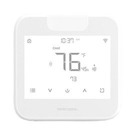 MrCool Smart Programmable Thermostat MST04 4 Heat / 2 Cool Touchscreen, Alexa, Google Assistant, Modern Design