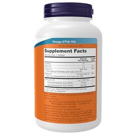 NOW Cod Liver Oil 1000 mg, 180 Softgels