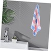 FRCOLOR 3Pcs Soft Cotton Washcloths Quick Drying Face Towels Striped
