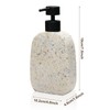 Asashizen Classic Terrazzo Retro Resin Soap Dispenser Bathroom, Easy to