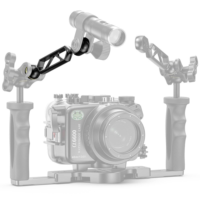 Sea Frogs 6" 15.24 cm Aluminium YS Adapter 1" Ball