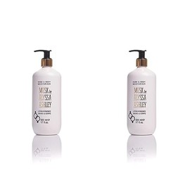 Alyssa Ashley - Musk Hand & Body Lotion 500 ml mit Pumpe (Packung mit 2)