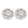 2pcs Meat Grinder Plate Disc Blade Sharpness Blade Rustproof Reusable