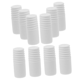 KOMBIUDA 20pcs Mop Handle Adapter Kit Threaded End Replacement Tips for Broom and Duster Durable Easy Installation Versatile Cleaning Tool for Home Use