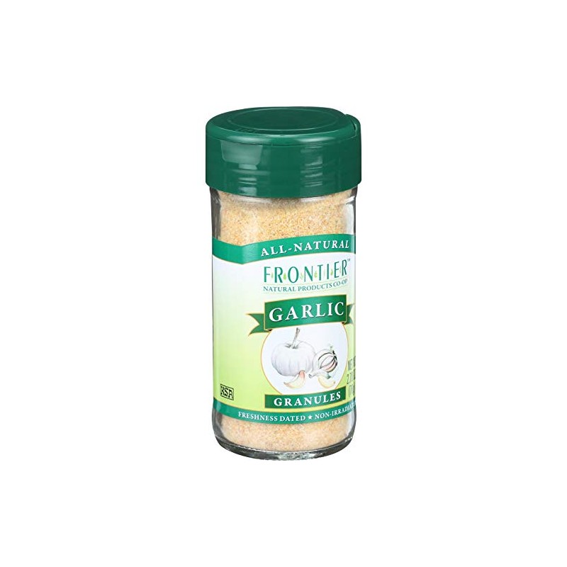 Frontier Co-op Garlic Granules, 2.7 Ounce Bottle, Aromatic and Flavorful