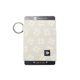 Thread Wallets Ultra Slim Minimalist Card Holder Wallet for Men and Women (Luna Beige)