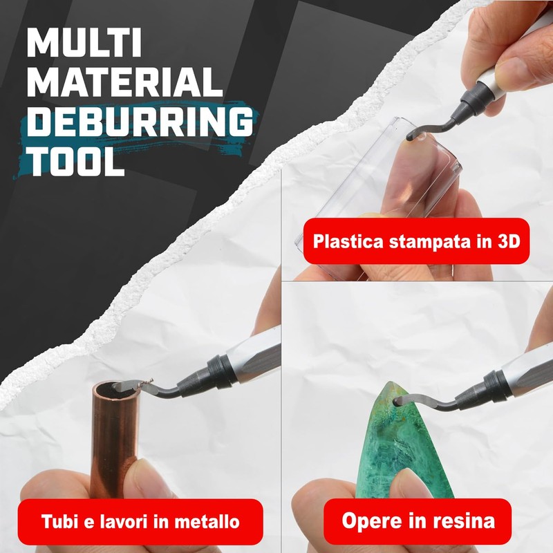 AFA Tooling - Deburring Tool Micro-Polished & Anodized Handle with
