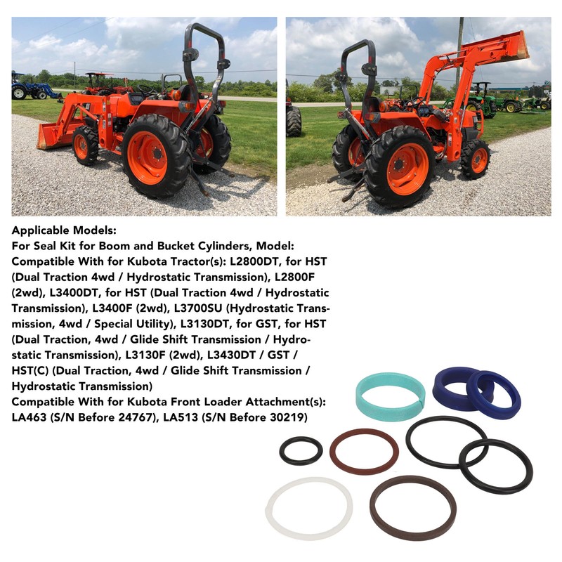 Boom Bucket Cylinder Seal Kit Excellent Sealing Long Durability 7J266