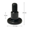 Blackstone Griddle Replacement Short M6 Step Bolt for Gas Griddles