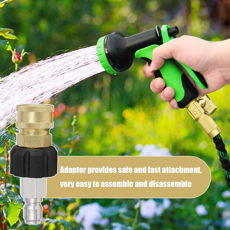 FAST-FX M22-14 Pressure Washer Adapter Kit, 3/8 Pressure Washer Adapter