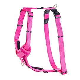 Rogz Utility Control Padded Chest Harness for Dog with Two Point Steering, Pink, Small
