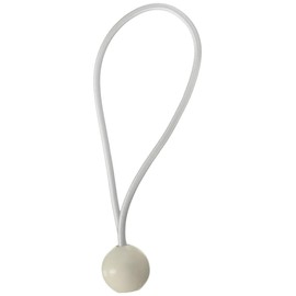 1000-4-less CHIC0734 100pc Bungee Cords-6" Long Ball Tie Downs-White