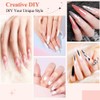 Alyvisun Long Stiletto Half Cover Nail Tips | 600 Pieces