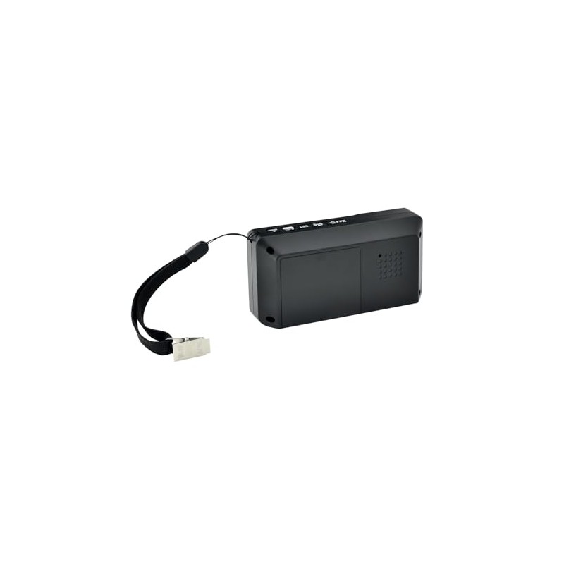 Humantechnik VC-2 Travel Radio Alarm Clock with Vibration, Loud Alarm