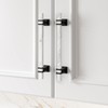 Haliwu 10 Pack White Marble Grain Cabinet Pulls, 6-5/16 inch