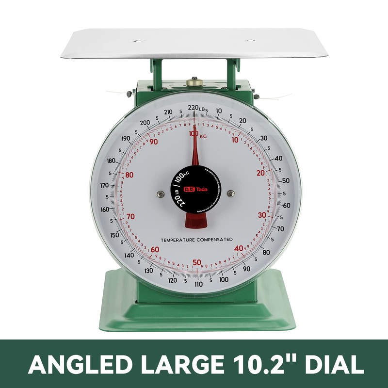Tada 220lbs Heavy Duty Mechanical Kitchen and Food Scale Industrial