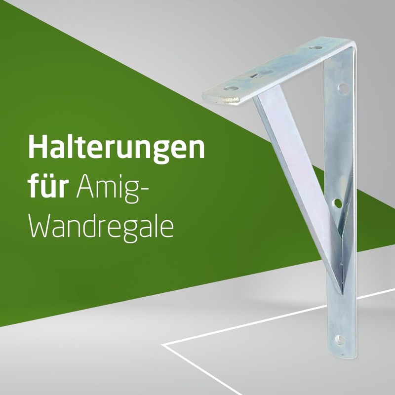 Amig - Shelf Bracket Stainless Steel | Metal Bracket for