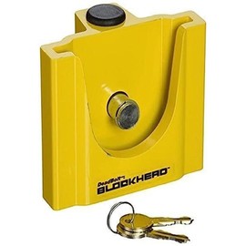 C.T.Johnson TCL1-YL Deadbolt Blockhead Trailer Coupler Lock