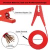 bubusan Fence Jumper Cables with Crocodile Clips, Electric Fence Jumping