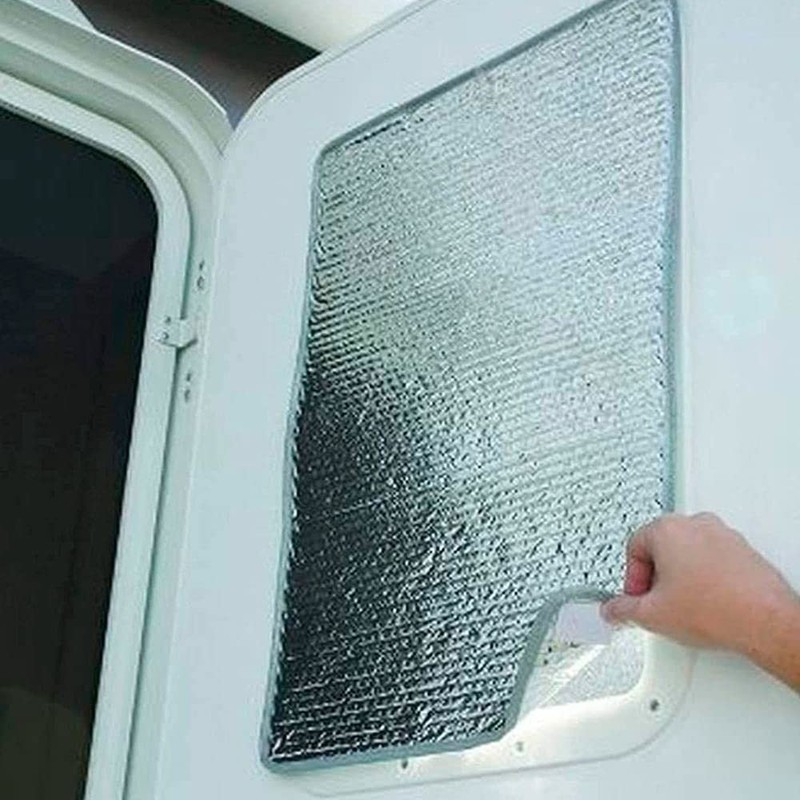 Windshield Reflective Shade, RV Sunshade Covers, Door Window Sun Shield