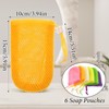JIEYAO 6 Pack Mesh Soap Bags, Exfoliating Soap Saver Pouches