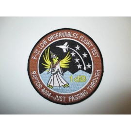 b6647 US Air Force Groom Black Ops F-22 Low Observables Flight Test Raptor IR24C