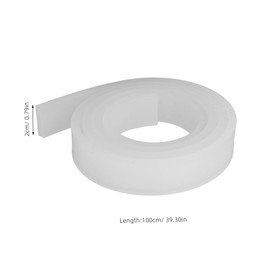 FELTECHELECTR Sugar Art Tool Strip Molding Molds 1m Long 2cm Wide 5mm Thick User-Friendly Support Strips