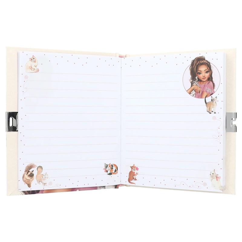 Depesche TOPModel Kitty and Doggy 12957 Diary in Beige with