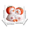 WeiLaiKeQi Pair Ducks Couple Sculpture Statue Valentine's Day Gift Desktop