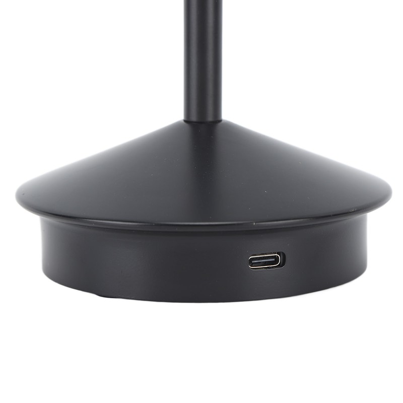 Rechargeable LED Table Lamp 2000mAh Cordless Battery Operated Metal Bedside