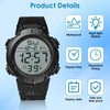 YUEWEESER Mens Digital Sports Watch Women Waterproof Wrist Watches with