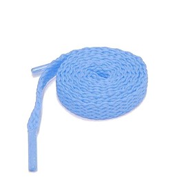 FeetPeople Flat Shoe Laces (Shoelaces) For Boots And Shoes, Multiple Colors, 1 Pair, Carolina Blue, 63 inches x 1 Pair