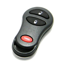 OEM Electronic 3-Button Key Fob Remote Compatible with Chrysler Dodge (FCC ID: GQ43VT17T, P/N: 04686481)
