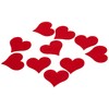 Glorex Felt Heart, red, 4 cm