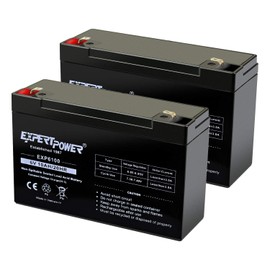 ExpertPower6V 10Ah SLA Rechargeable Battery / 2 Pack