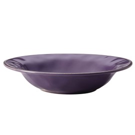 Rachael Ray Cucina Dinnerware Ceramic Round Serving Bowl, 10-Inch, Lavender