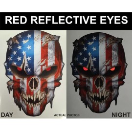 Decals by Haley 4x Skull Molon Labe Helmet Decal Sticker Gladiator American Flag Car Truck Auto