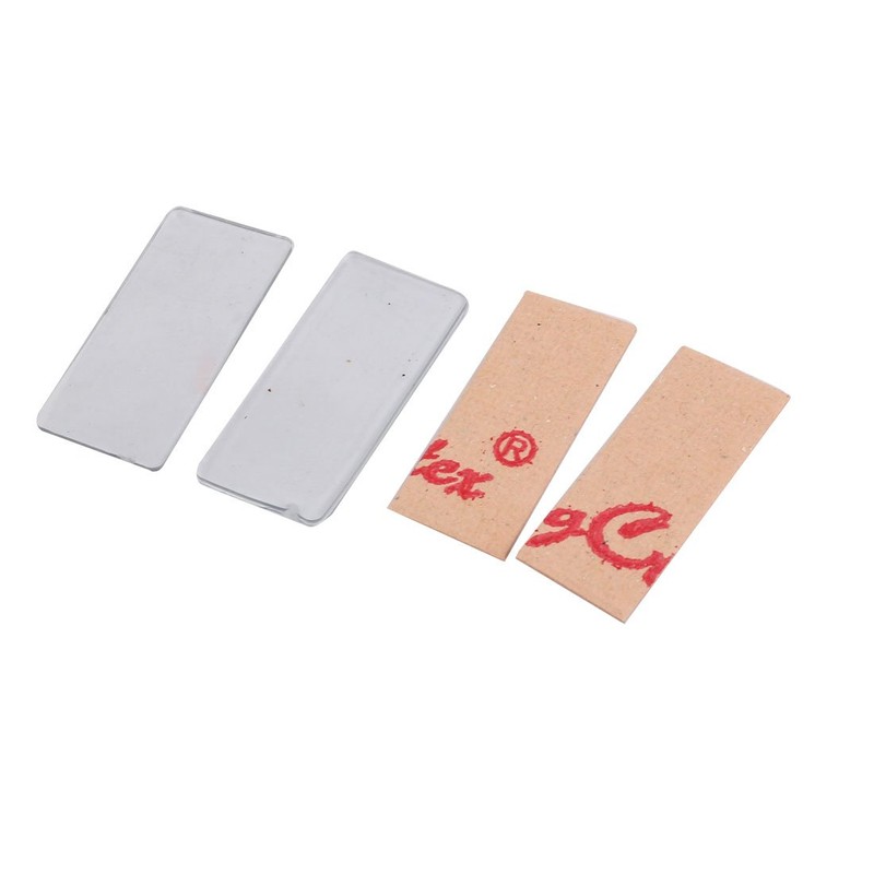 sourcingmap Shower Glass Door Adjustable Double Clamp Hinge Silver Tone