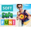JA-RU Soft & Safe Frisbee Throwing Disc Splash Fun Aqua