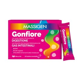 Massigen Gonfiore Enzyme Based Supplement - 20 Sticks