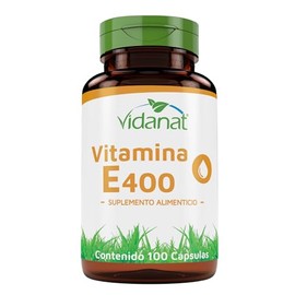 Vidanat Vitamina E 400 100 Cápsulas – Suplemento Alimenticio de Origen Natural