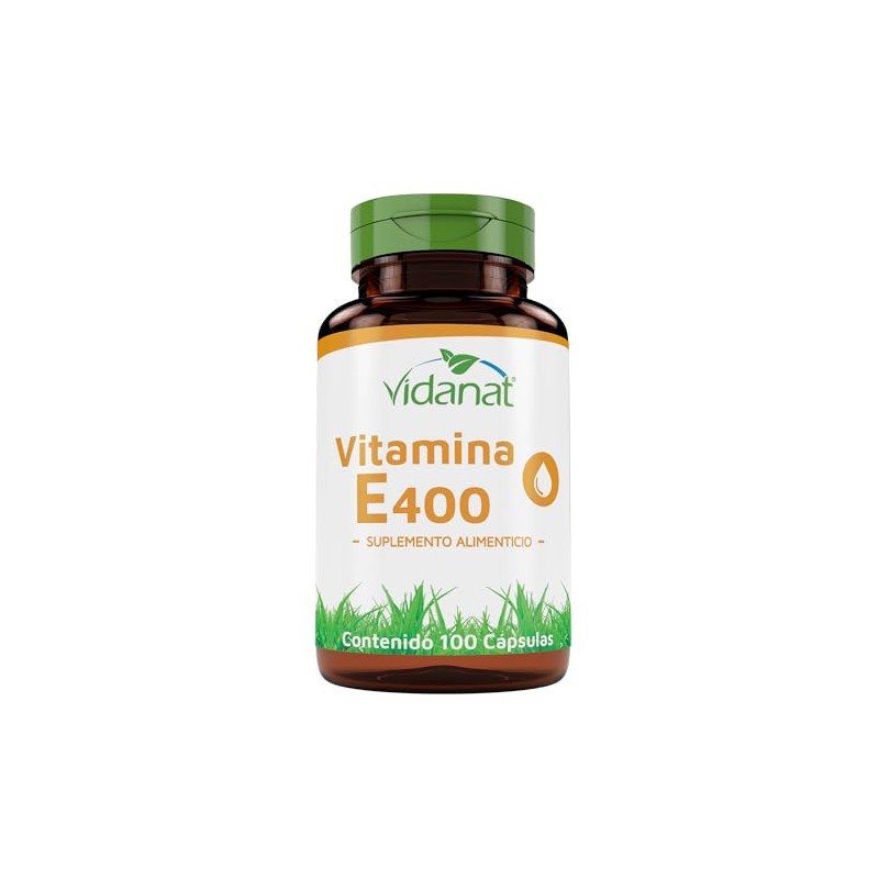 Vidanat Vitamina E 400 100 Cápsulas – Suplemento Alimenticio de