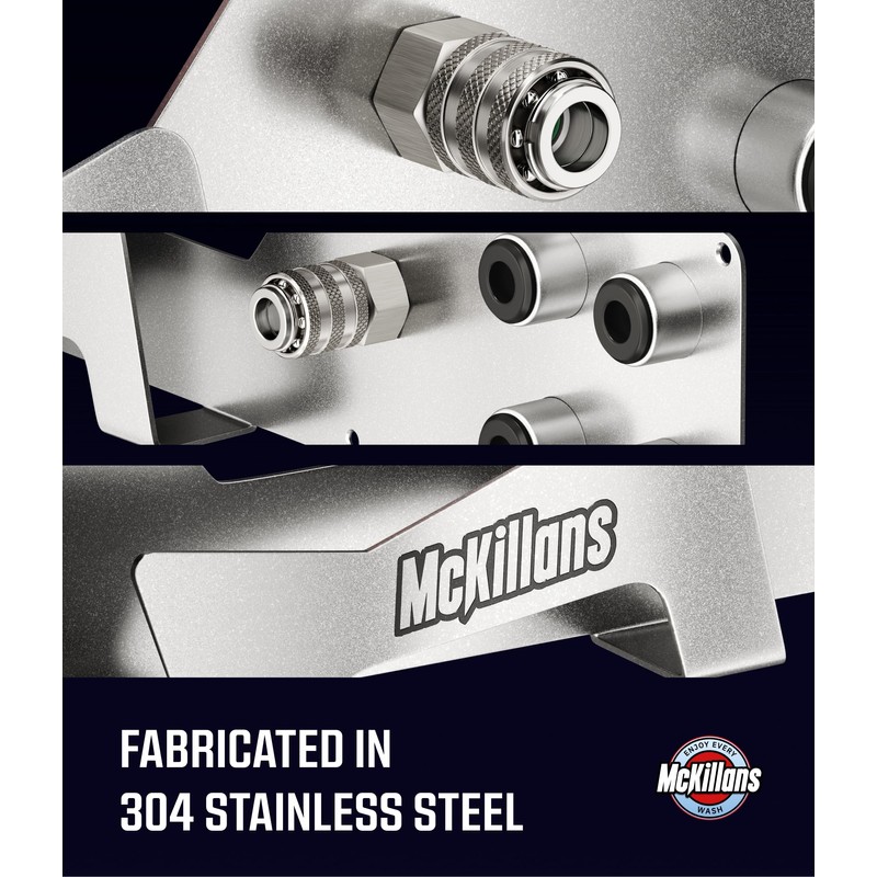 McKillans® Stainless Wall Organizer PRO - Pressure Washer Gun &
