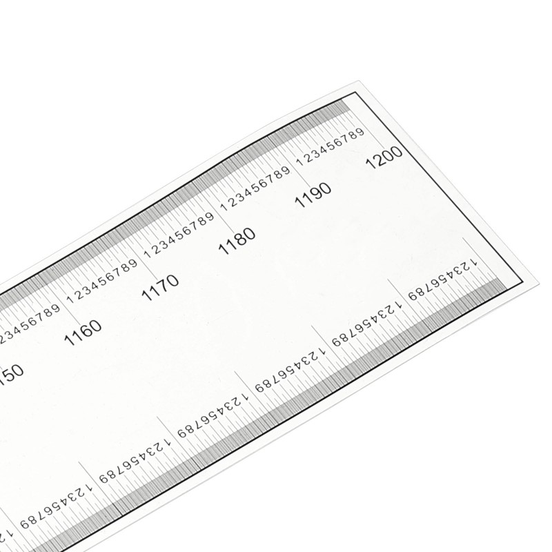 PATIKIL Film Flexible Ruler 120cm 0.1mm Scale with R Angle