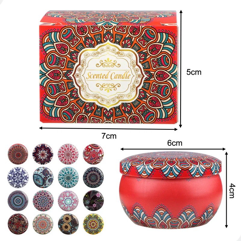 Velas Aromáticas, Velas Perfumadas De Cera De Soja 16 Piezas