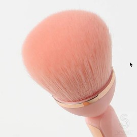 Makeup Product, Travel Size Powder Brush pade Face 2p Set for daily beauty routines, Korean cosmetic item, and Personal Care