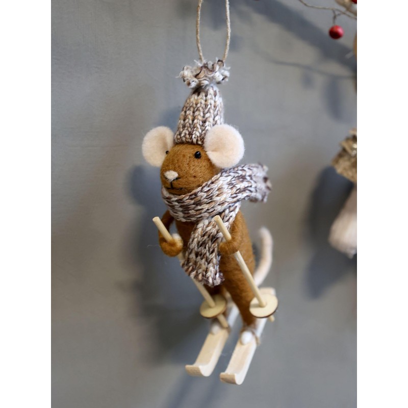 Christmas Tree Decoration Mouse Felt Christmas Decoration Tree Decoration Christmas