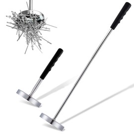 Rechabite 2 Pack Telescoping Magnetic Sweeper Pickup Tool, Screws Parts Finder with 35LB Pull Capacity, Retractable 8.6" to 33" with Strong Magnet on Bottom, Pick up Nails, Screws