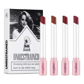 Juego de lápiz labial Lana del rey lipgloss de cigarrillom mate de 4 colores